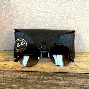 Ray ban round flat sunglasses